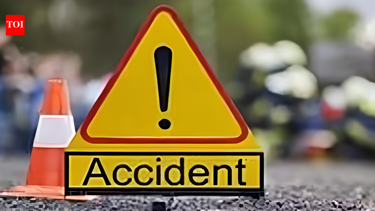 2 charred to death as cement-laden lorry plunges into gorge in Andhra Pradesh's Kadapa