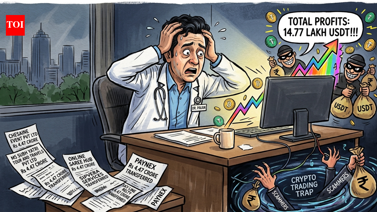 Crypto trading trap: Doctor shown fake profit, loses over Rs 4 crore in Bengaluru