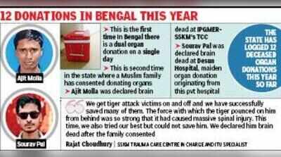 All in a day: Sundarbans tiger attack victim, Hooghly deceased set to save multiple lives
