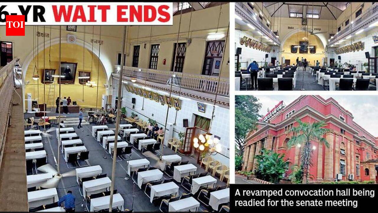 After wait of 6 yrs, NU Senate meeting returns to iconic century-old main building hall