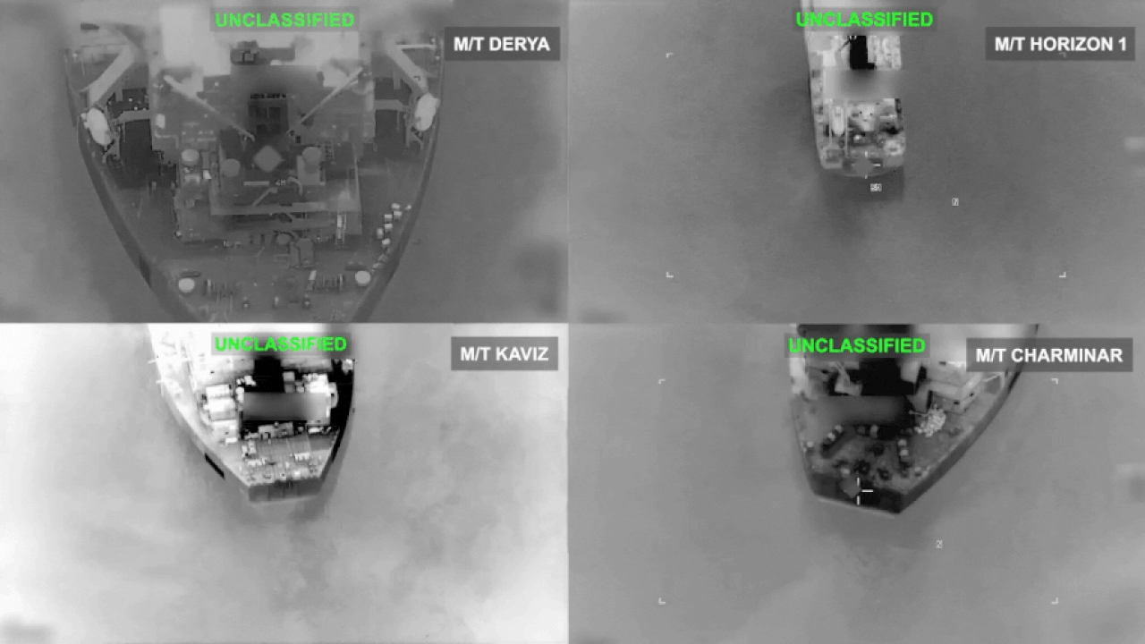 Watch: US strikes 5 Iranian oil tankers near Kharg Island after Iran targets US navy ship