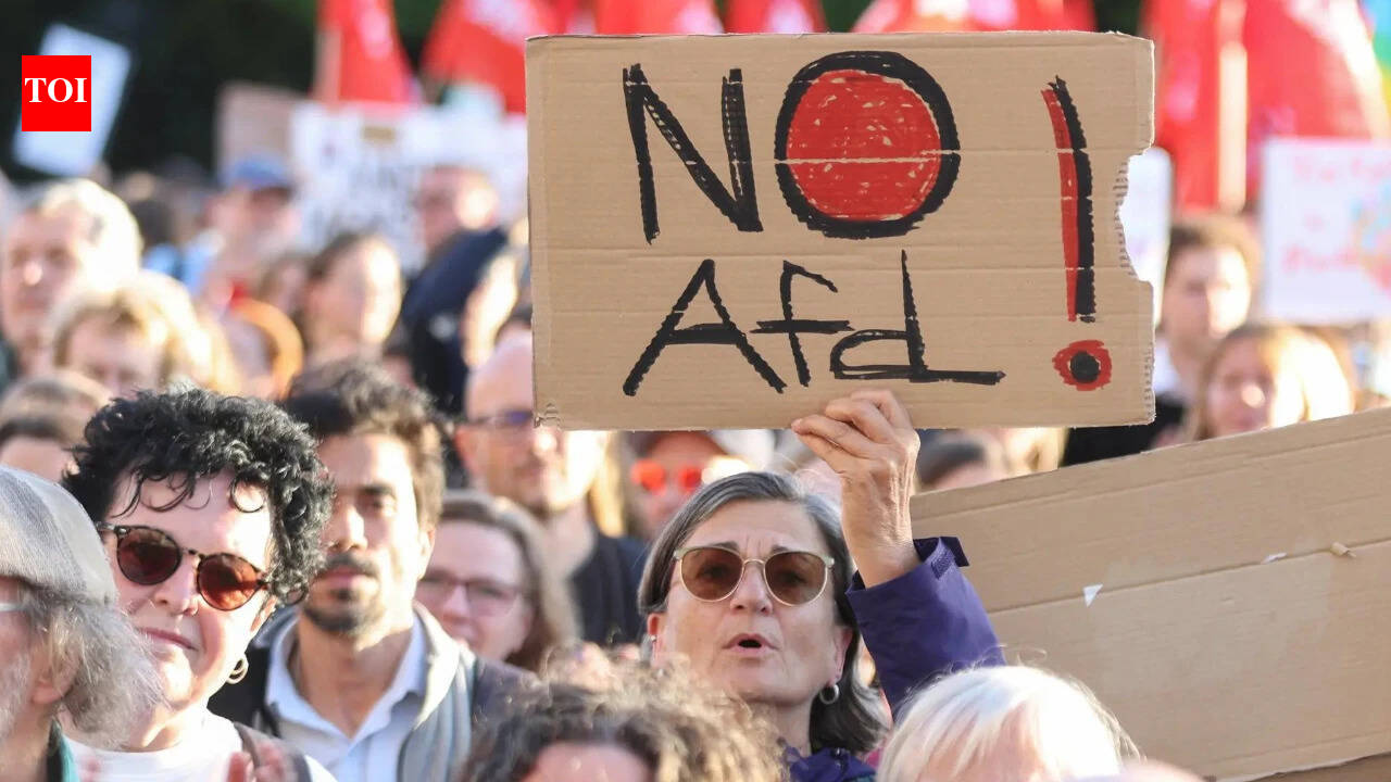 Thousands protest in Germany as far-right AfD eyes first state government since the Nazi Party
