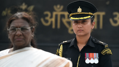 Meet the woman Army officer now serving as President Murmu’s ADC: Who is Major Navya Shekhawat?