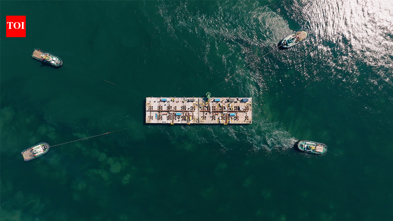 Belgium sank 23 concrete blocks in the North Sea to build world's first artificial energy island in a €7B project