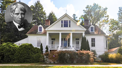 Carl Sandburg bought a 245-acre North Carolina estate for his wife’s goat farm; it became the first National Park Service site dedicated to an American poet