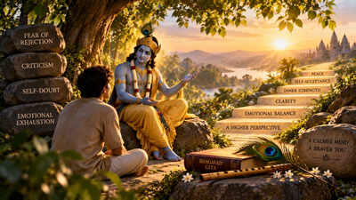 Quote of the Day from the Bhagavad Gita: How Lord Krishna’s timeless teachings help you overcome fear of rejection, criticism, and emotional exhaustion