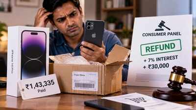 Man paid Rs 1.43 lakh for iPhone 14 Pro, received a Chinese phone with fake Apple logo and two cameras; consumer panel orders full refund with 7% interest plus Rs 30,000