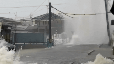 Watch: Floods rock Japan's Nagoya as streets turn into sea, manhole explodes