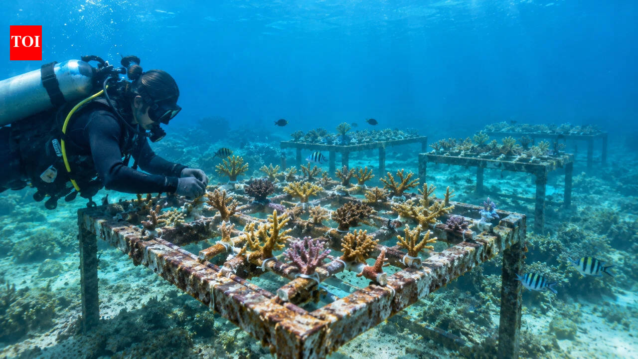 A biologist saved a dying reef with 'homemade' steel tables—and the results are changing everything.