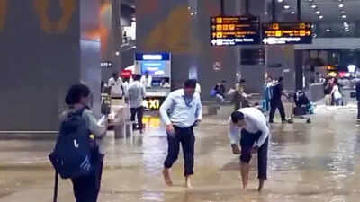 Waterlogging at Delhi airport: FIR against 63 social media handles over ‘misleading’ posts