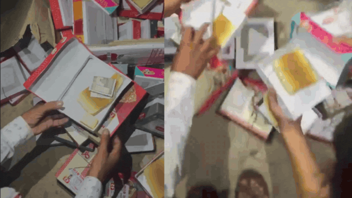 Rs 500 notes in kalakand boxes? Viral video triggers vote-for-cash row in Alwar