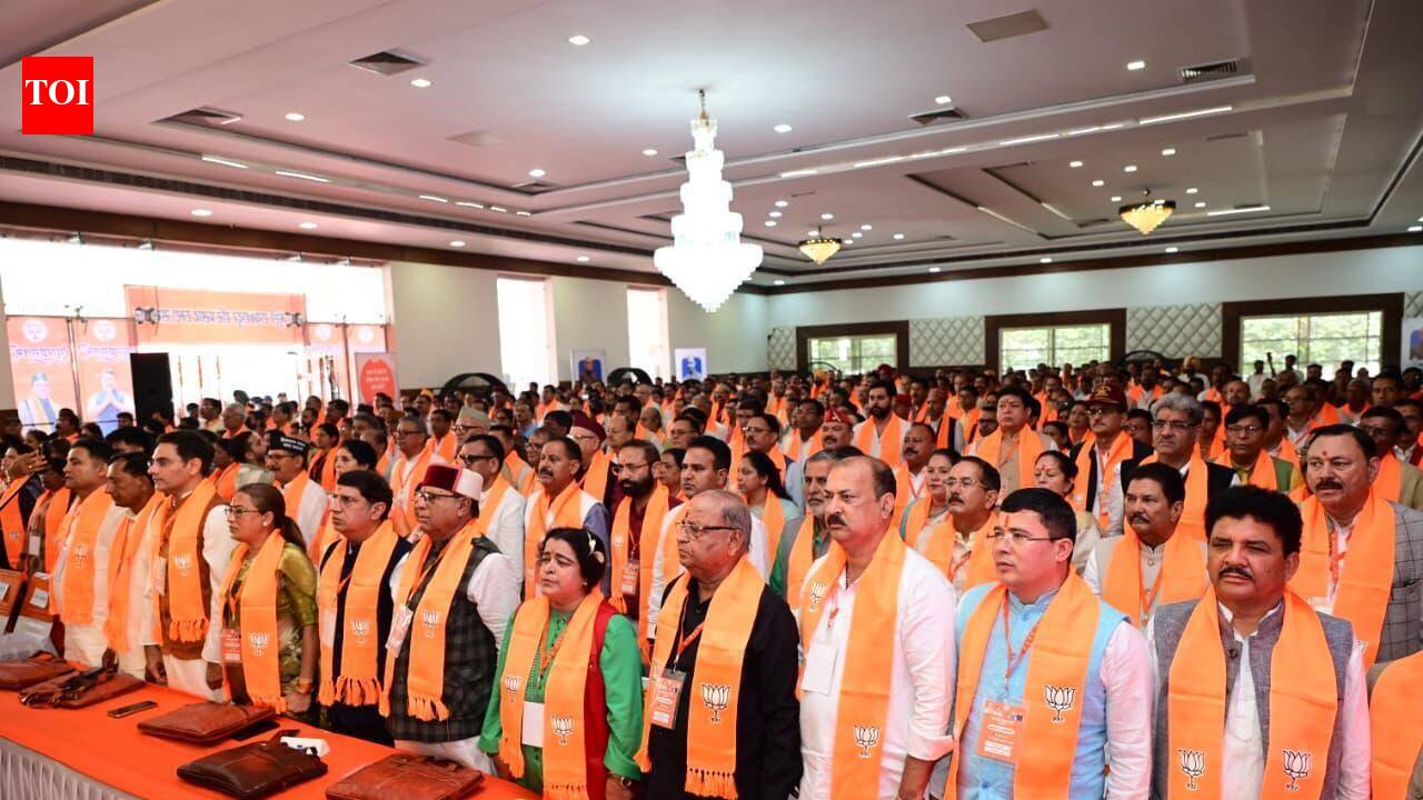 BJP banks on Dhami for 2027 polls, vows 3rd term in U'khand