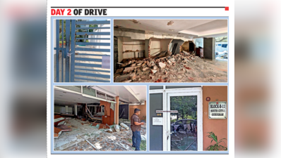 Crackdown widens, 200+ rooms sealed in Gurgaon’s Sushant Lok-1, South City-1