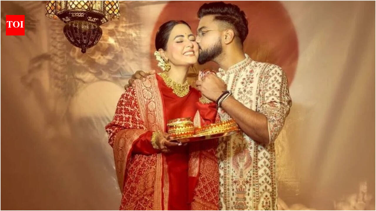 Hina Khan Reveals Husband Rocky Jaiswal Also Observed Fast for Her During First Karwa Chauth