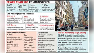 How many Satya Niketans in Gurgaon? Tiny EWS plot owners are now PG barons