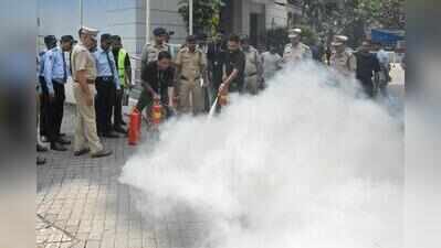 Fire dept knocks on mall doors for safety audit