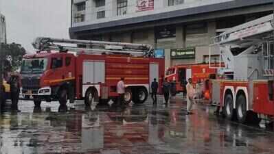 Massive fire breaks out at Saroli textile market, 10 shops gutted