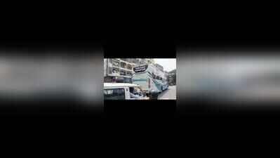 Woman And 3-Year-Old Son Dragged 30M By Speeding Private Bus At Vaishnodevi Chowk