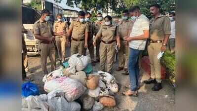 Cops destroy 972kg narcotics seized in 250 operations