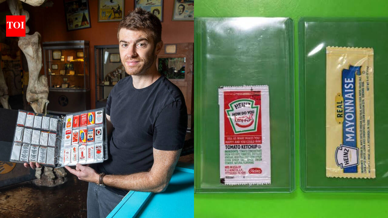 Texas engineer collects 5,000 condiment packets, including a 1950 toothpaste sachet