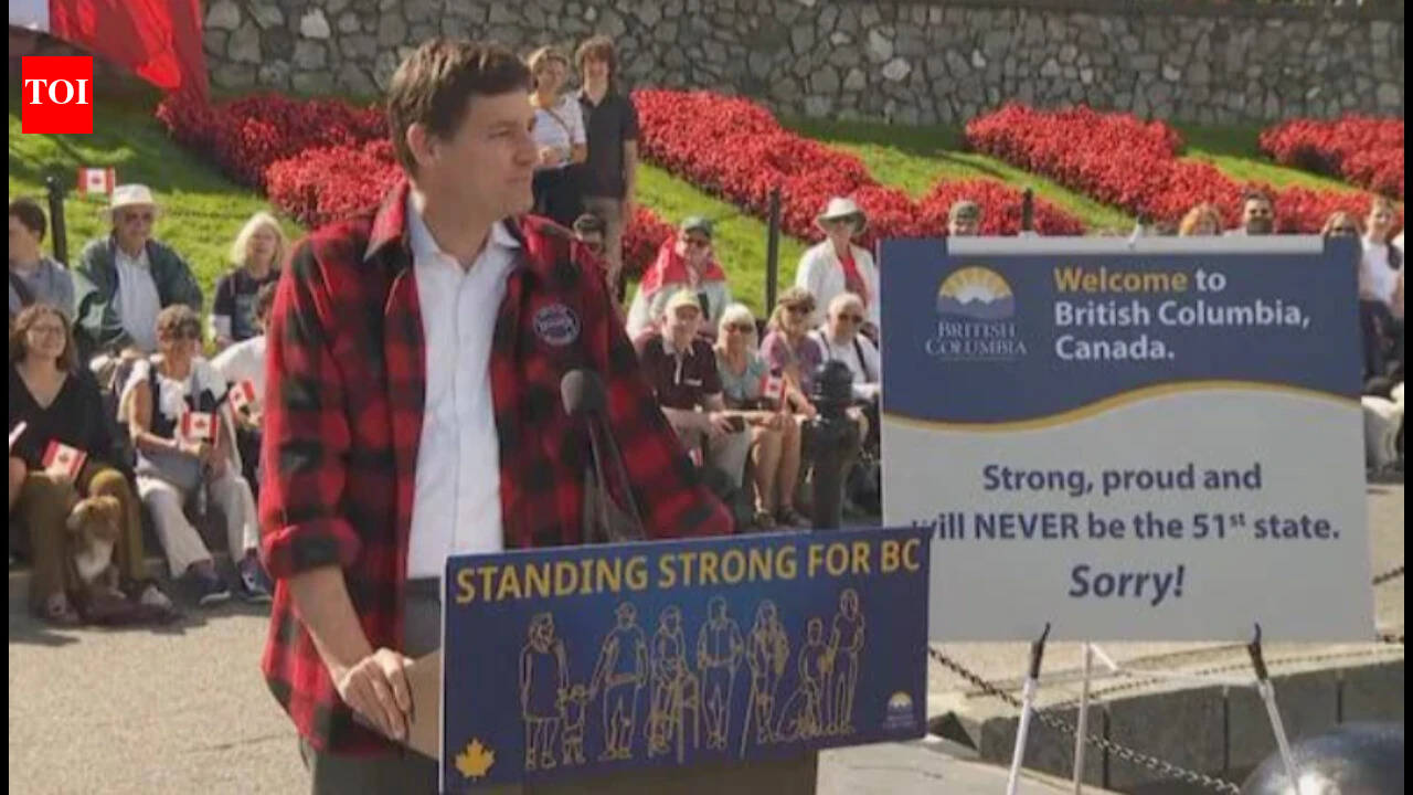 'Sorry': British Columbia puts up new border signs amid US-Canada tariff war; 'Never the 51st state'