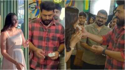 'Bethlehem Kudumba Unit' star Nivin Pauly welcomes Rukmini Vasanth with Mysore Pak; 'Toxic' star joins 'NP 51' cast