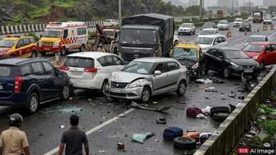 21-year-old held after car pile-up kills auto driver near Mumbai