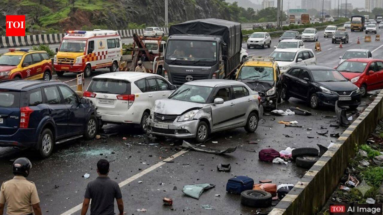 21-year-old held after car pile-up kills auto driver near Mumbai