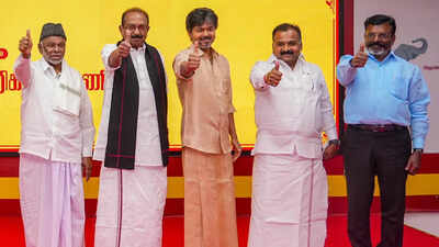 TVK-led front officially named Madhachaarbatra Samooga Needhi Vettri Kootani