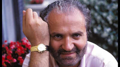Fashion quote of the day by Gianni Versace: 'Don't be into trends. Don't make fashion own you, but you decide what you are, what you want to express...'