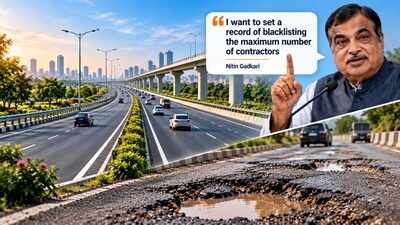 Nitin Gadkari says he felt ‘ashamed’ at Mumbai-Goa highway work delays; ‘I want to set record of blacklisting maximum number of contractors and suspending officials for poor quality work’