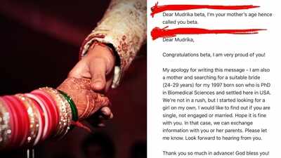 ‘Are you single, engaged or married?’ Mother’s LinkedIn message seeking bride for PhD son goes viral
