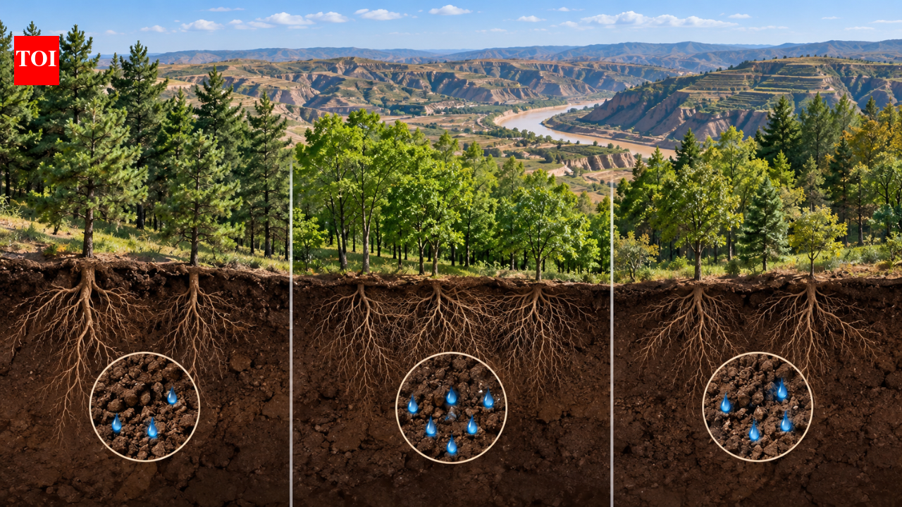 China planted three forests on Loess Plateau; 18 years later, natural forests held 8% more soil