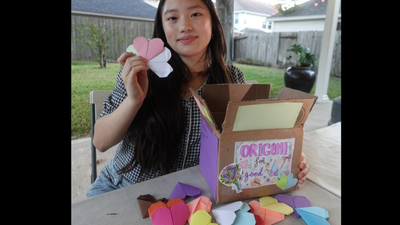 Meet Vivian Liu, the 17-year-old who turned origami into a global kindness movement with 7,500 volunteers across 50 countries