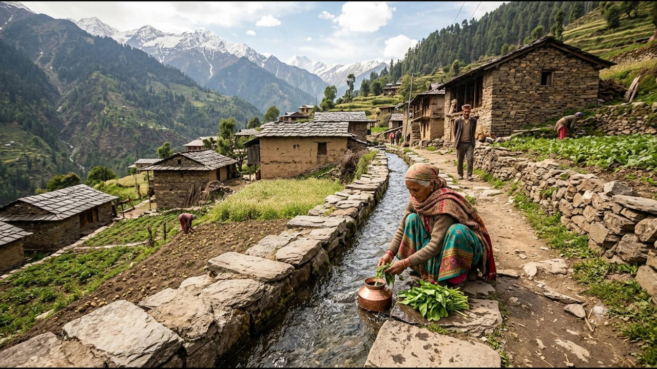 Inside India's Mountain Villages Where Ancient Water Systems Still Work