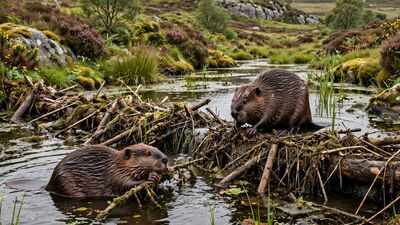 Two beavers were unexpectedly released in Cornwall; six months later, they have built a dam that is reshaping the landscape and attracting wildlife
