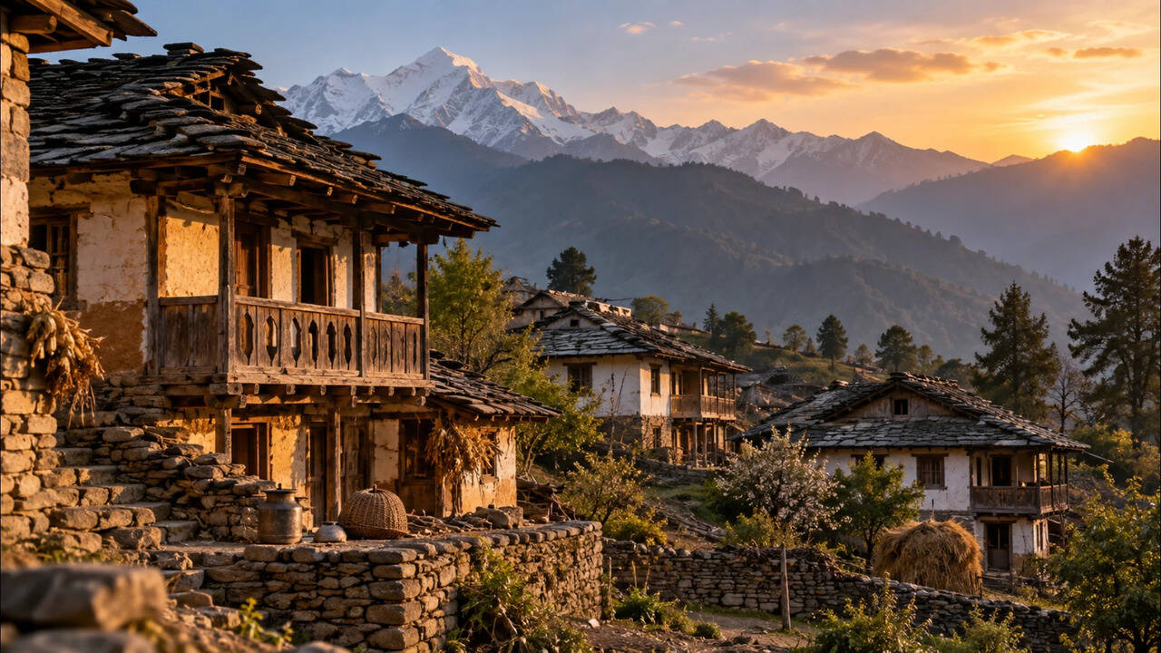 भारत के वो गांव जहां धीरे-धीरे गायब हो रहे हैं पारंपरिक घर