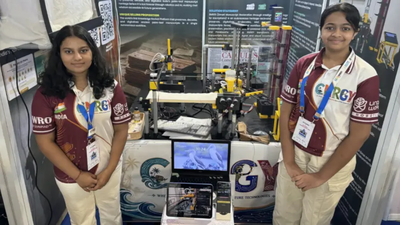 Two 14-year-old Kerala girls built a robot that cleans and digitises ancient palm-leaf manuscripts; after winning gold in India, they are heading to Puerto Rico