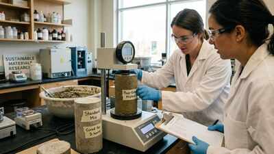Scientists turned human poop into concrete; one mixture was 42% stronger after 91 days of curing