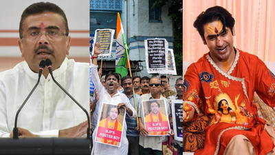 Bengal CM Suvendu Adhikari orders arrest of protesters who burnt Bageshwar Baba photos over non-veg remarks