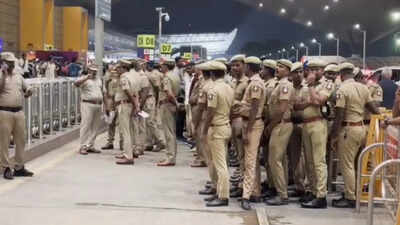 CM Vijay skips VIP gate at Chennai airport after advisor denied special entry for London trip