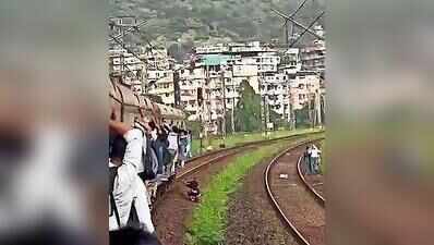 Woman falls from stationary local train between Diva and Mumbra; viral video sparks concern over overcrowding on Mumbai’s suburban railway network