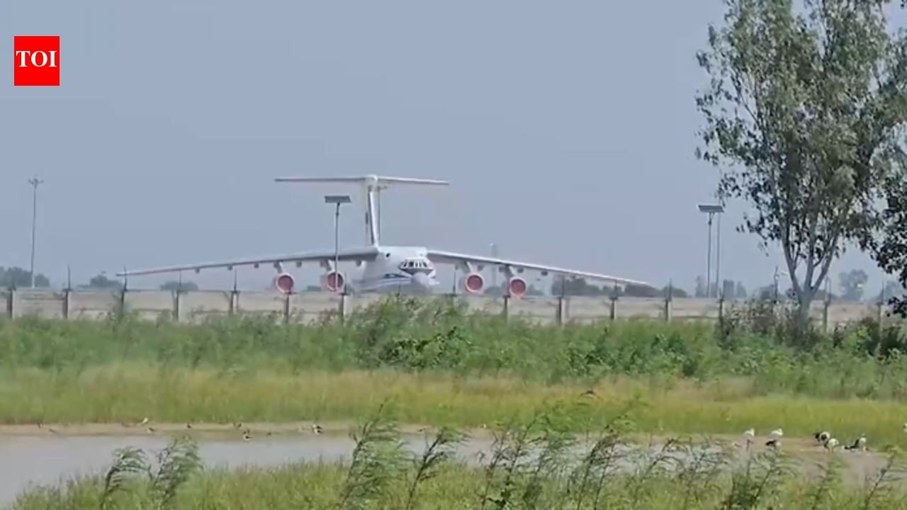 3 Russian aircrafts touchdown at Noida International Airport