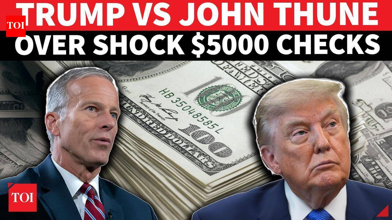 ‘Trump Vs John Thune Explodes!’: After RNC Boos; Senate Leader Takes $5,000 Dig At POTUS | Watch