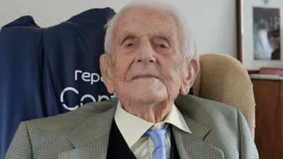 Fitness over 100: 103-year-old former school inspector reveals he doesn ...