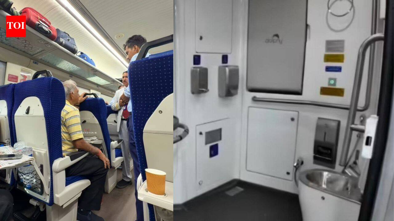 A passenger on Vande Bharat Express was caught smoking in bathroom, the smoke sensor exposed him; "the rule is rule", did the TTE fine him or let him go? | - The Times of India