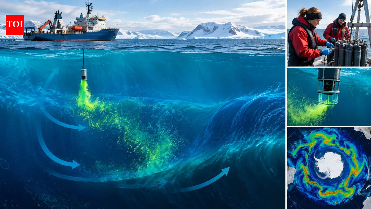 Scientists released a trace gas into the Southern Ocean; years of measurements revealed how slowly deep water mixes across the ocean