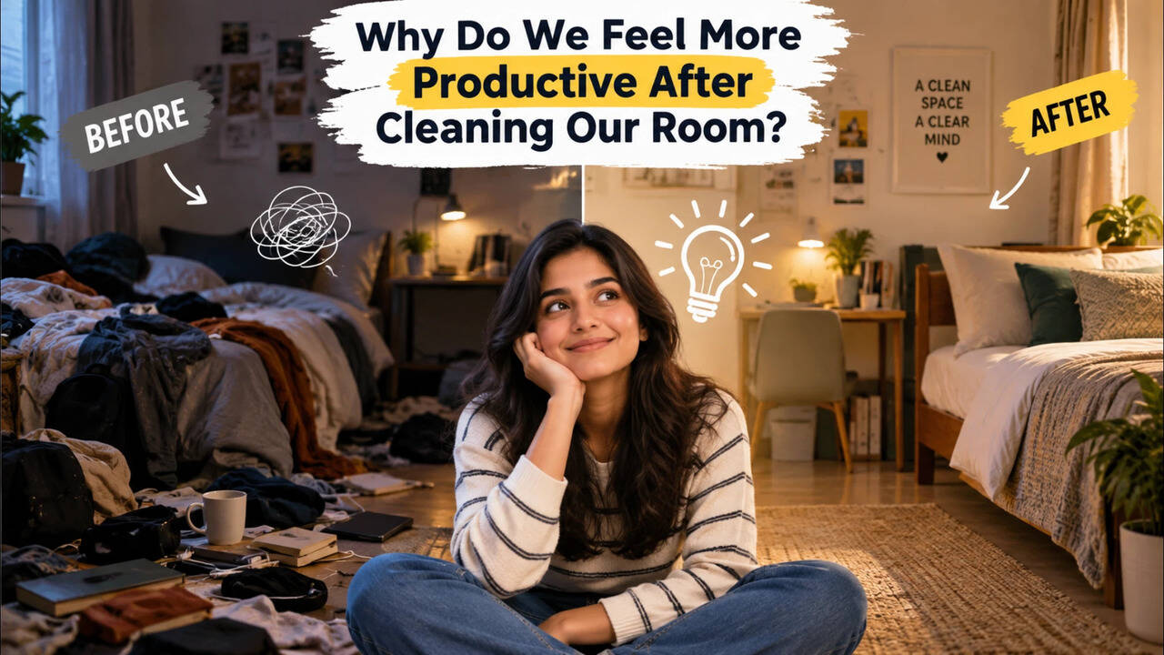 Why Do We Feel More Productive After Cleaning Our Room?