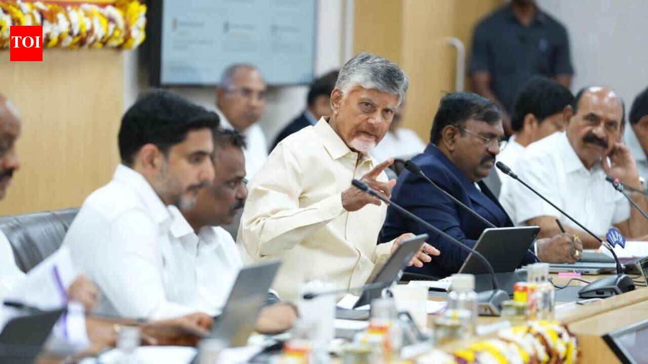 Naidu cracks whip on delays, absentee officials at collectors' meet