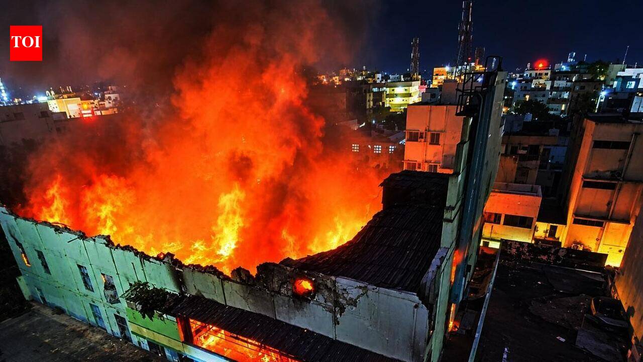Massive fire guts defunct theatre near Meenakshi temple, no casualties